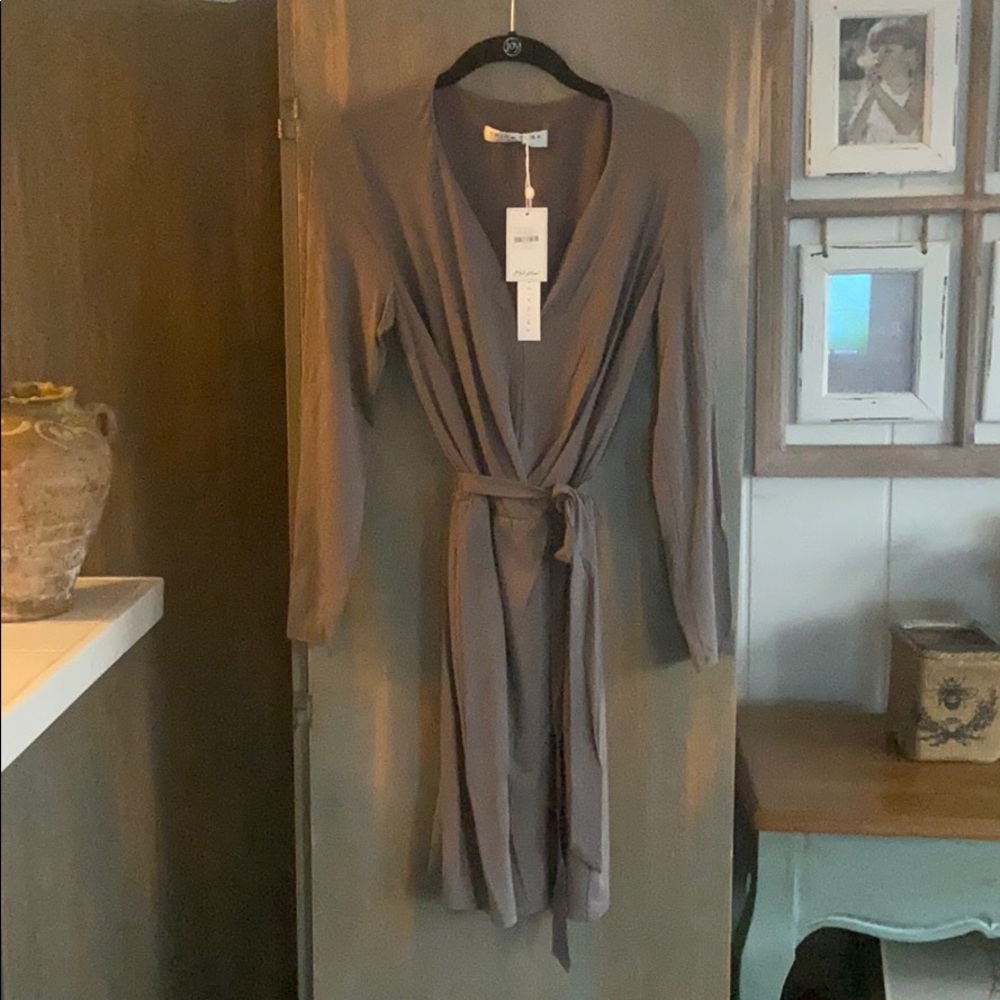Trina Turk taupe dress